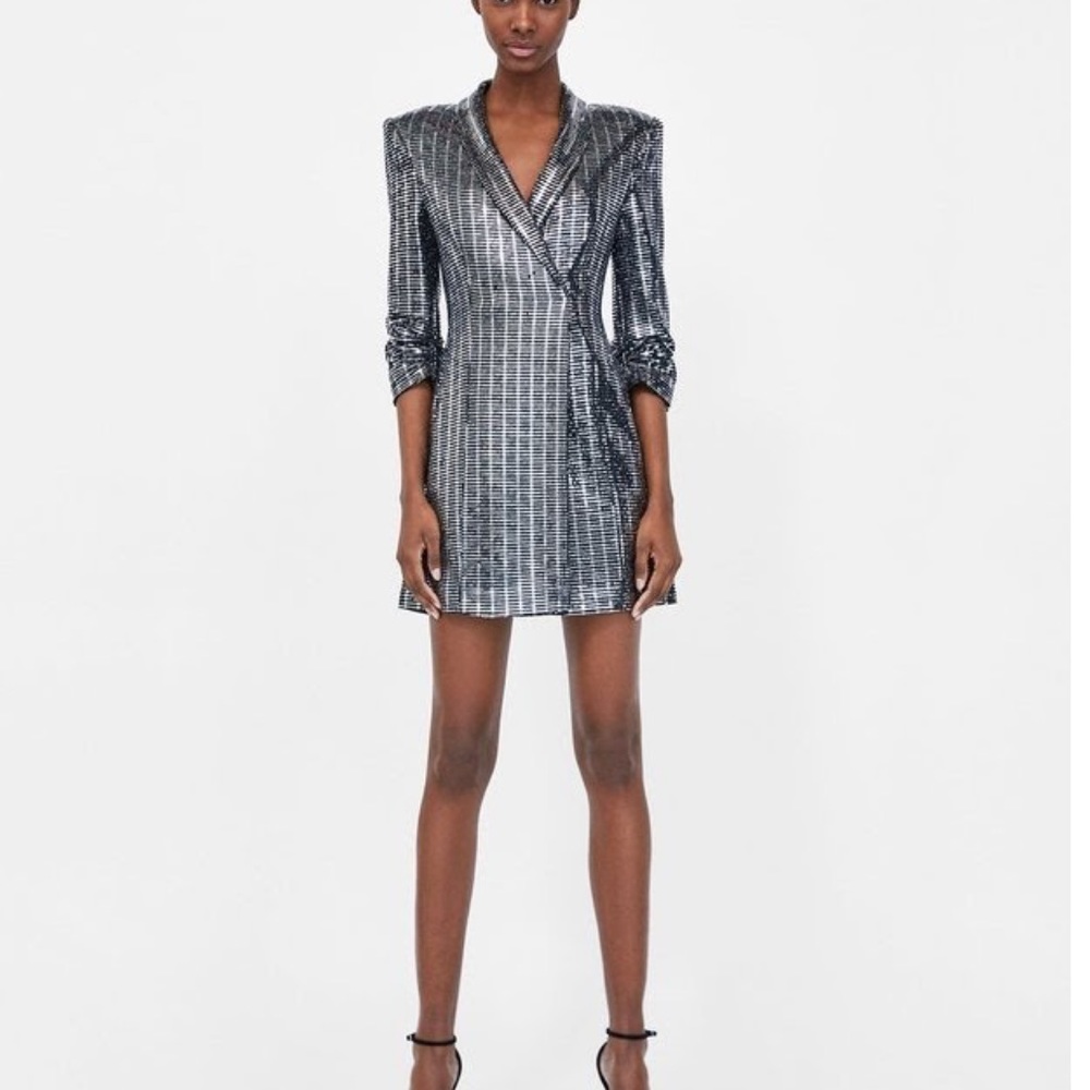 Zara glitter dress